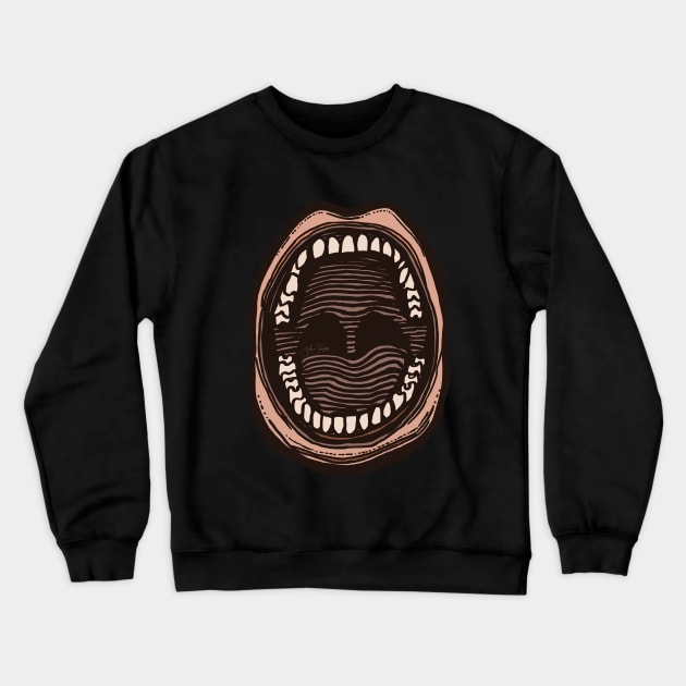 Big Mouth Crewneck Sweatshirt by JSnipe